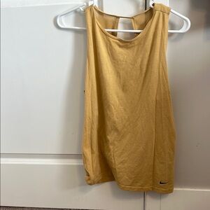 Nike Women's Yellow Tank Top